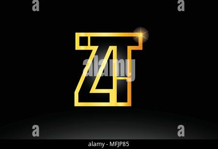alphabet letter zt z t logo combination in blue and grey colors ...