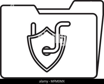 cyber security concept Stock Vector