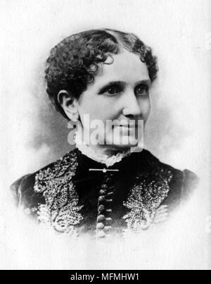 MARY BAKER EDDY (1821-1910) American founder of the Church of Christ,Scientist Stock Photo