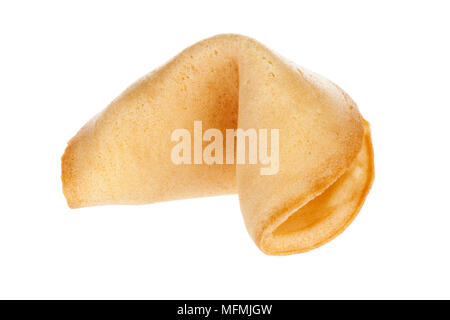 Chinese fortune cookie isolated on white background Stock Photo