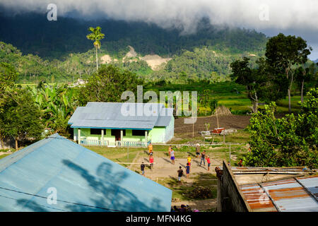 Ende Regency Indonesia, East Nusa Tenggara, Ende, Flores, Elevated view of island ...