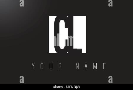 LETTERS CL LOGO DESIGN WITH NEGATIVE SPACE EFFECT FOR ILLUSTRATION USE ...