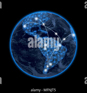 global network Technologies connecting the world concepts. elements of this image furnished by NASA Stock Photo