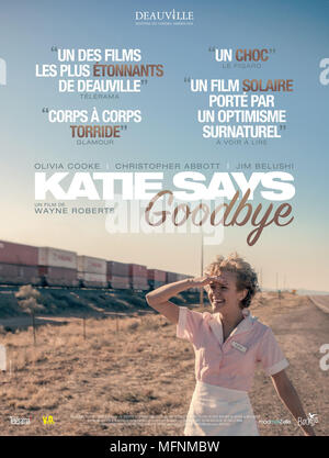 Katie Says Goodbye USA Director : Wayne Roberts Olivia Cooke Affiche (Fr) Stock Photo