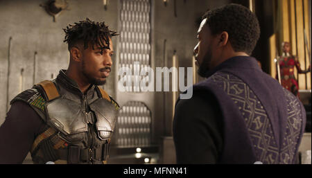 Michael B. Jordan arrives at the Marvel Studios' Black Panther Los  Angeles Premiere held at The Dolby Theatre in Hollywood, CA on Monday,  January 29, 2018. (Photo By Sthanlee B. Mirador/Sipa USA