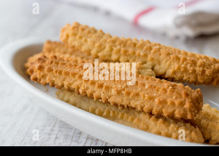 Turkish Caterpillar Cookies / Tirtil Kurabiye. Traditional Food. Stock Photo