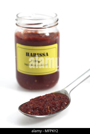 Harissa, North-African Chili Sauce Stock Photo