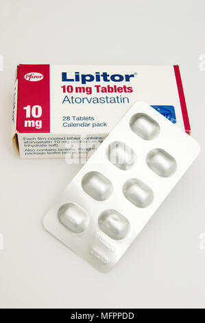 Lipitor tablets known as statins atorvastatin calcium trihydrate lipid ...