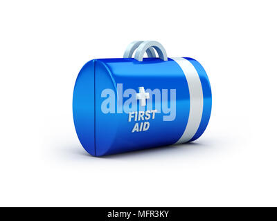 3D first aid kit Stock Photo