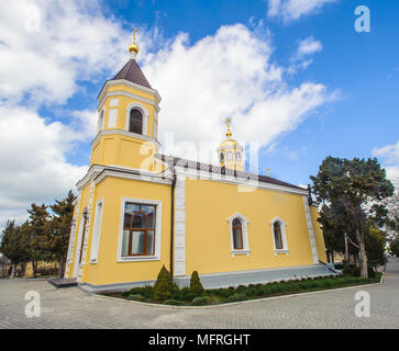 Orthodox church in front of blue sky Stock Photo