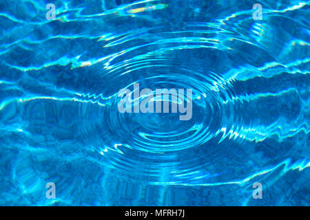 Blue water abstract Stock Photo