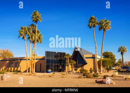 Palm Boulder Highway Mortuary and Cemetery in Las Vegas Stock Photo