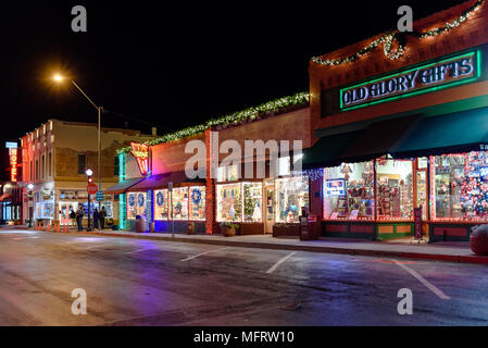 The main street of Williams, Arizona, the last town on Route 66 bypassed by Interstate 40 Stock Photo