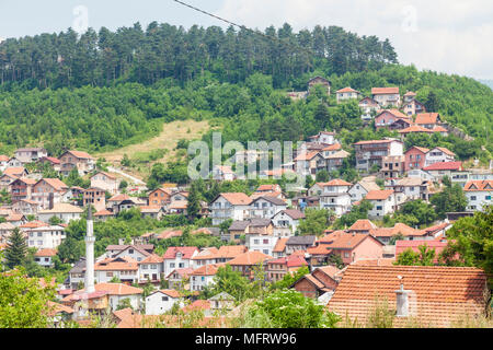 Panoramic view of Sarajevo, Bosnia and Herzegovina Stock Photo