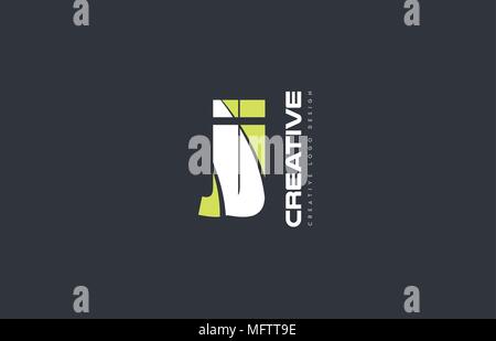 joint joined letter combination jj j j alphabet green blue blackground ...
