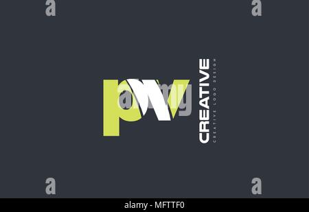 joint joined letter combination pv p v alphabet green blue blackground ...