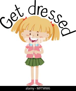 getting dressed clipart