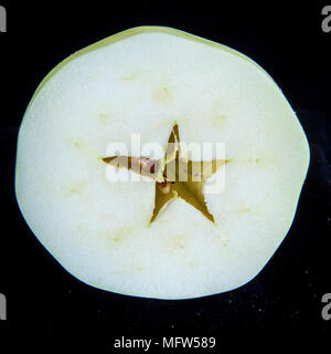 Old German Apple Cultivar 'Klarapfel' Stock Photo