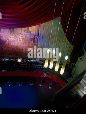 Bar counter with ambient lighting Stock Photo