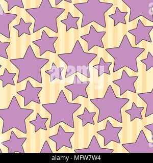purple stars background, colorful design. vector illustration Stock Vector