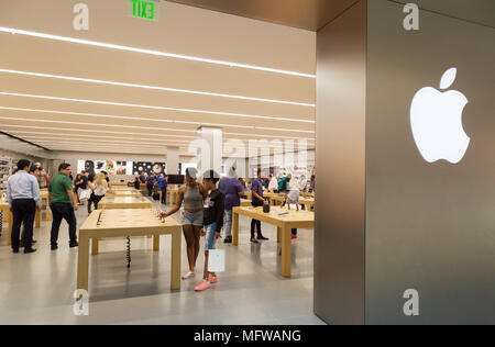 The Apple Store, The Galleria shopping Mall, Houston, Texas USA