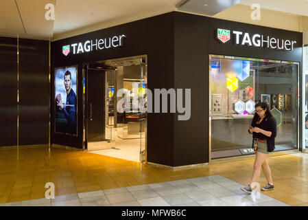 The Tag Heuer store Galleria shopping Mall Houston Texas USA