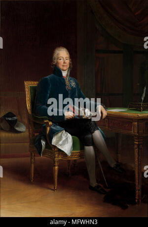 Charles Maurice de Talleyrand-Périgord by François Gérard, 1808 Charles Maurice de Talleyrand-Périgord (1754 – 1838), 1st Prince of Benevento, then 1st Prince of Talleyrand, was a laicized French bishop, politician, and diplomat. Stock Photo
