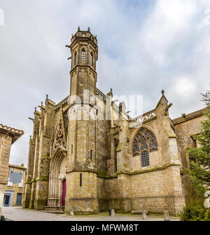 Saint Nazaire basilica in Carcassonne - France Stock Photo