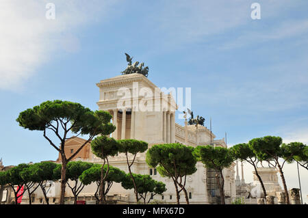 Vittorio Emanuele II Monument in Piazza Venezia. Rome, Italy Stock Photo