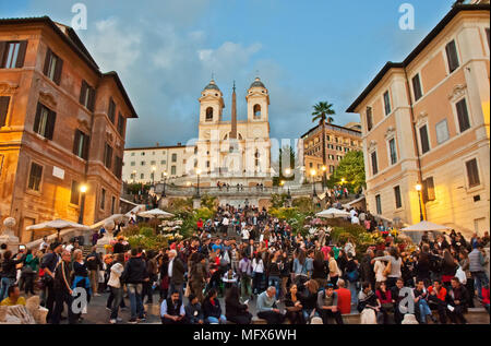 Piazza di Spagna. Rome, Italy Stock Photo