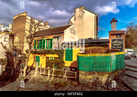 Au Lapin Agile, The Agile Rabbit ,a famous Montmartre cabaret ...