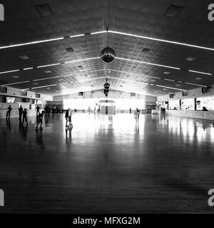 Sportsman's Hall indoor rollerskating rink in Maryland Stock Photo