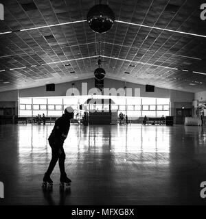 Sportsman's Hall indoor rollerskating rink in Maryland Stock Photo