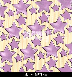 purple stars background, colorful design. vector illustration Stock Vector