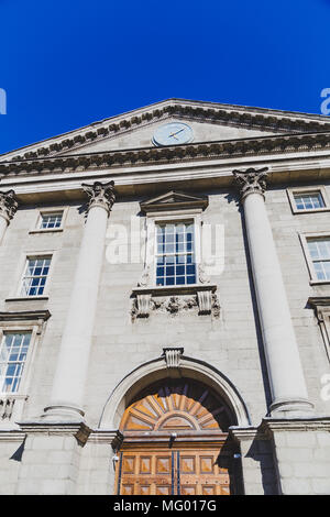 Dublin, Ireland- April 25th, 2018: Architectural Style Of Buildings In 