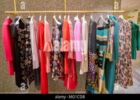 BOOTS ON DISPLAY AT VALENTINO FASHION BOUTIQUE Stock Photo - Alamy