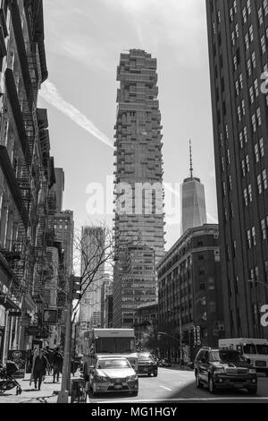 56 Leonard - Condominium Complex in Lower Manhattan NYC Stock Photo