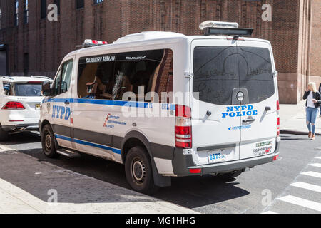 NYPD Police Van Stock Photo