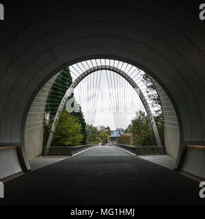 Located amid forrested hills of Shiga, Miho Museum, by the Chinese-American  architect I.M. Pei, blends natural and man-made environments Stock Photo -  Alamy