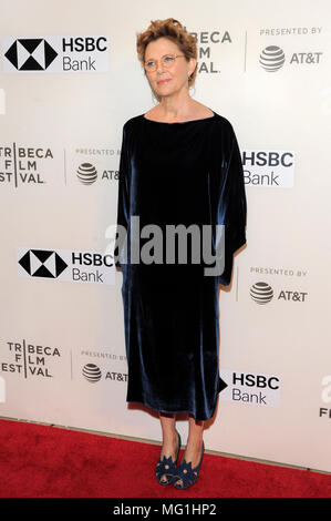 NEW YORK, NY - APRIL 21: Actress Annette Bening attends the premiere of 'The Seagull' during the 2018 Tribeca Film Festival at BMCC Tribeca PAC on Apr Stock Photo