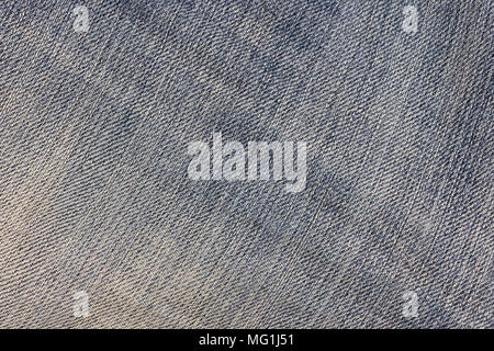 Texture of old denim surface and abstract background design classic denim. Stains on jeans Stock Photo