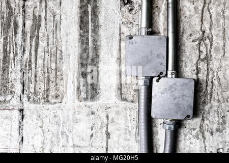 Electric Box. (In Bleach Bypass Style.) Stock Photo
