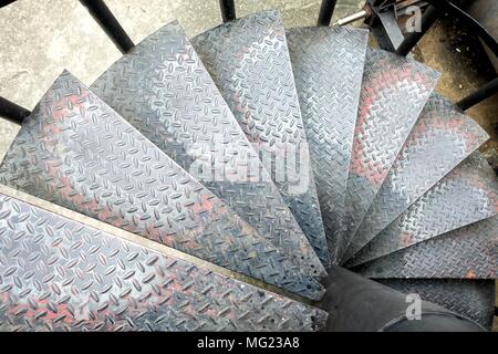Top View of Diamond Stair. Stock Photo