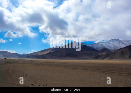 Valley near Hanle village, Ladakh, Jammu Kashmir Stock Photo