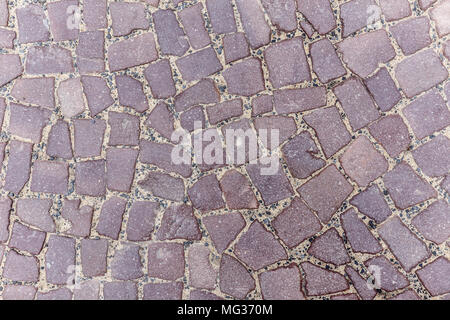 Background image of old cobble stone road Stock Photo