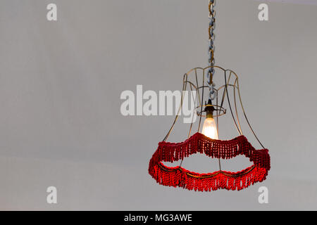 Unusual lamp, ceiling light, lampshade Stock Photo