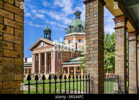view of Bathurst Court House, a Victorian free classical architecture, Bathurst, Central Tablelands, New South Wales, Australia Stock Photo