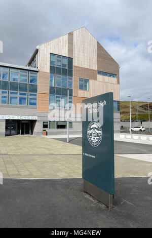The new Anderson High School in Lerwick Shetland Islands Stock Photo