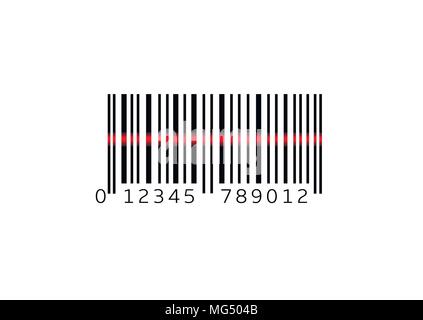 Simple bar code Stock Vector