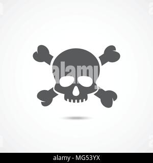 Skull Vector Icon Stock Vector